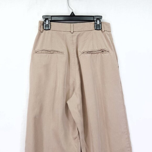 Reformation Mason Pleated Pants Size 0 Wide Leg Trouser 31" - Picture 14 of 16